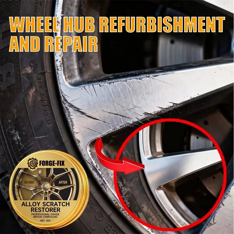 Car Wheel Rim Scratch Repair Paste  Aluminum Alloy Rim Refurbishment Paint for Scratches