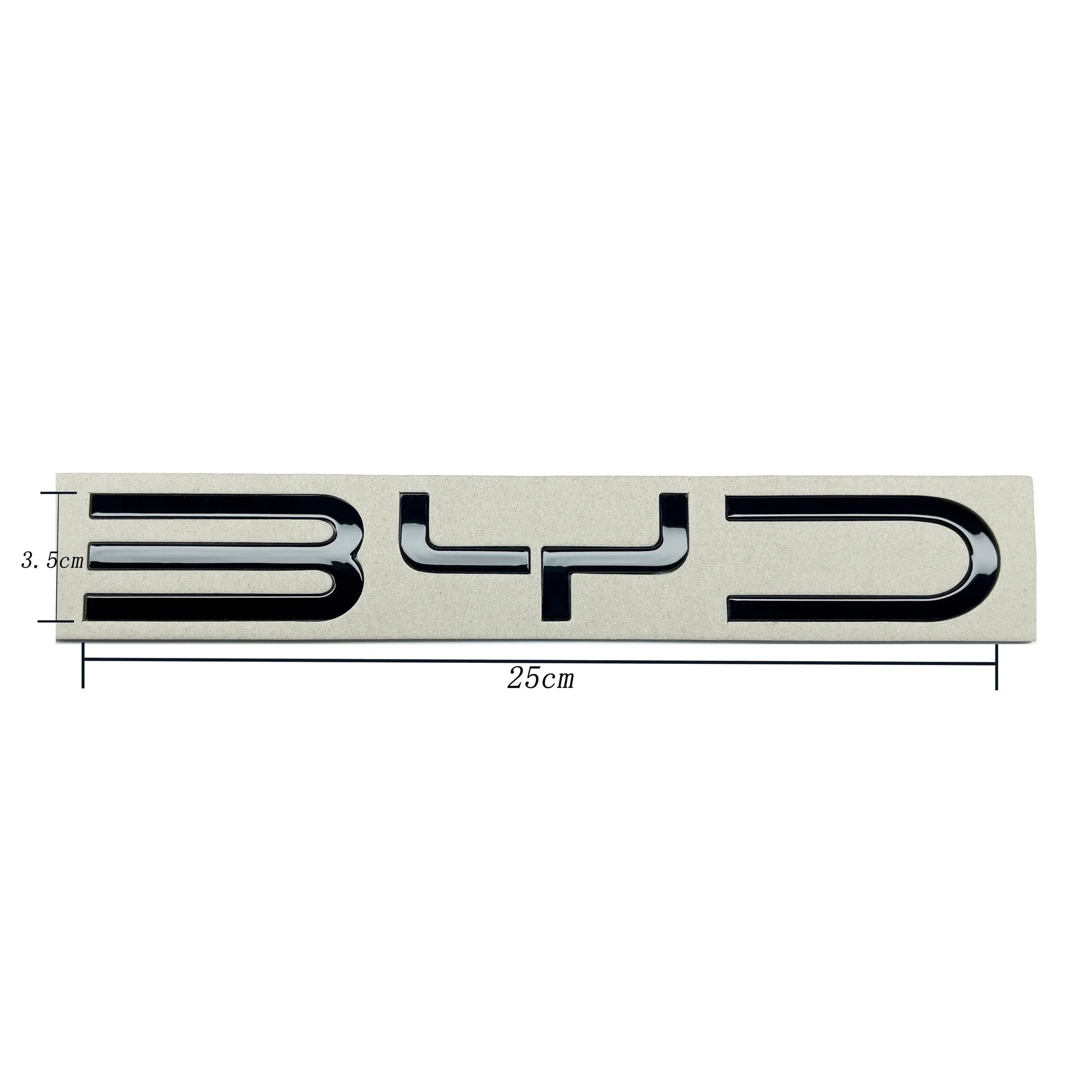 3D ABS Chrome Black Logo Build Your Dreams Emblem Letters Stiker Car Trunk Badge For BYD SEAL SONG Plus ATTO3 SEAL U Accessories