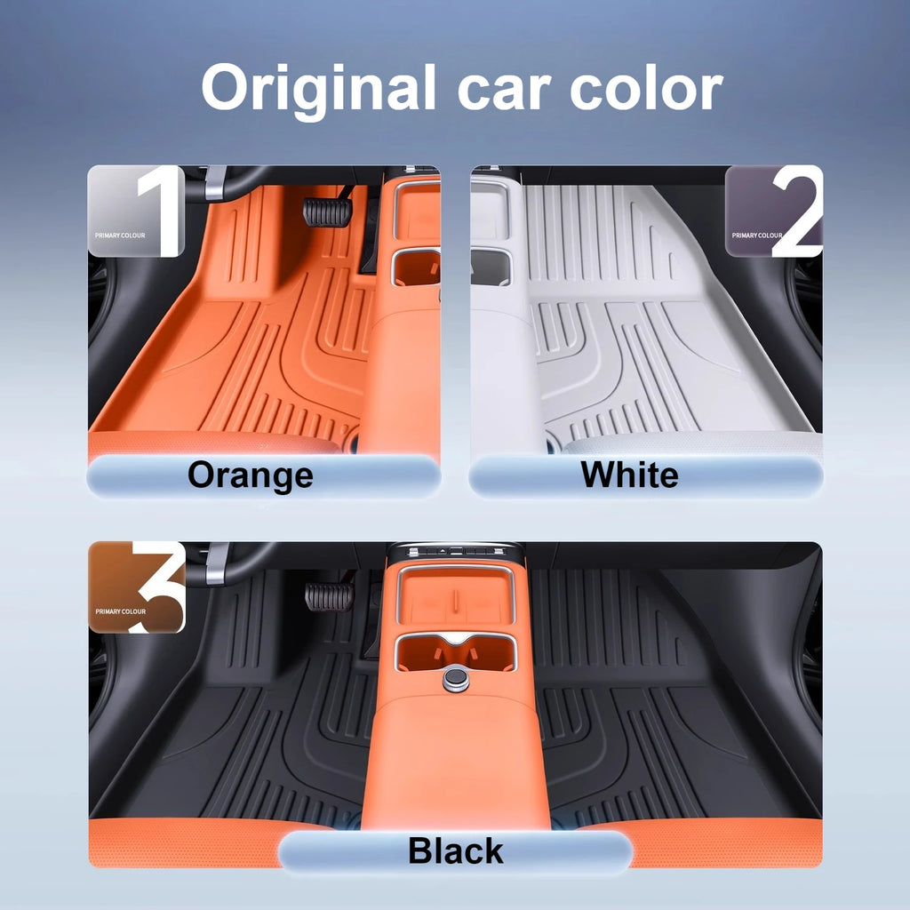 For BYD Equation Leopard Titanium 7 2025 Full-Coverage Floor Mats TPE Non-Slip Wear-Resistant Carpet Modification Accessories