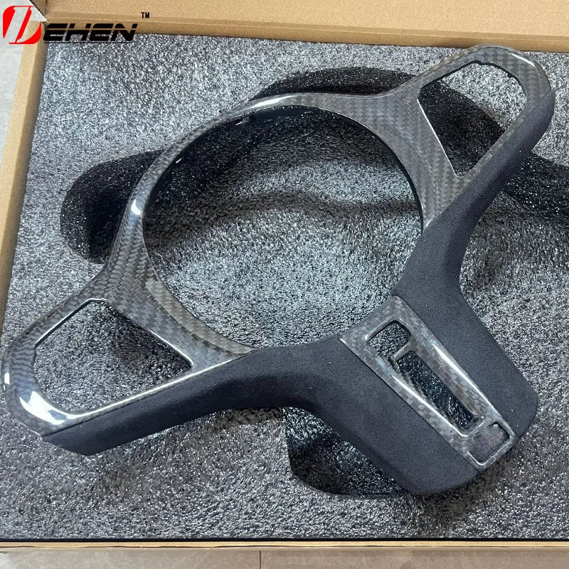 For BMW G20 G30 G80 G82 F92 F90 F97 F98 M3M4M5 G11 G12 G14 G15 G16 Carbon Fiber Steering Wheel Panel Decoration Cover Trim Frame
