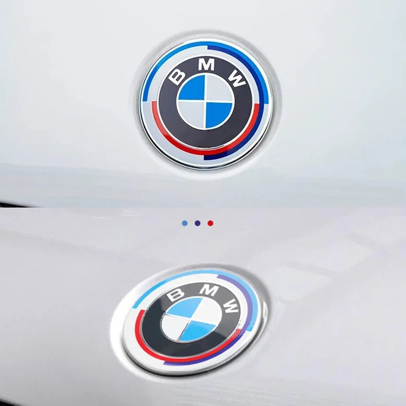 74mm 82mm Car Hood Emblem Car Front Bonnet Logo Trunk Cover Badge Car sticker For BMW E39 E46 E30 E36 G20 E87 E60 E90