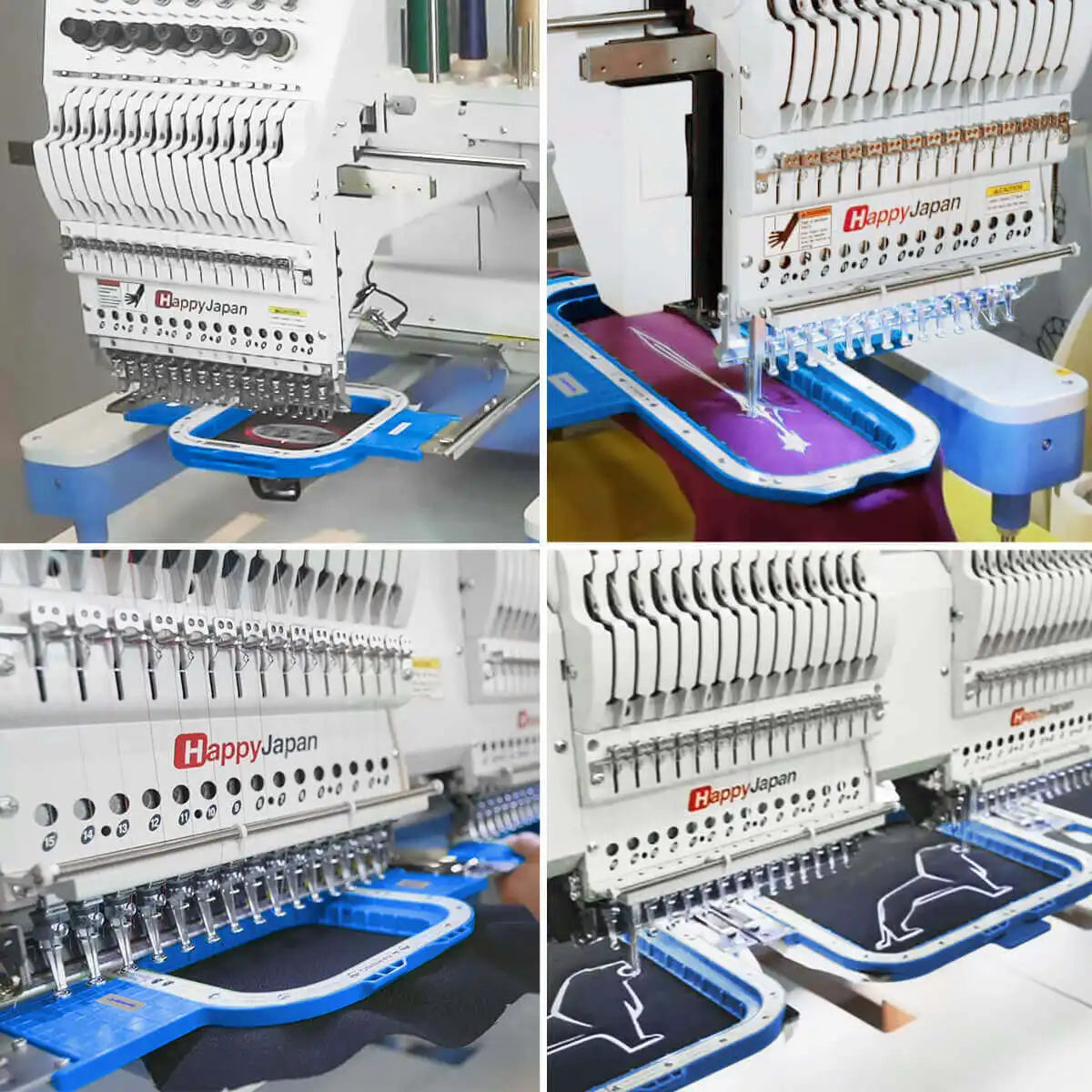 Telai magnetici per ricamo per macchina da ricamo Happy Japan HCH-701P Plus Journey a testa singola