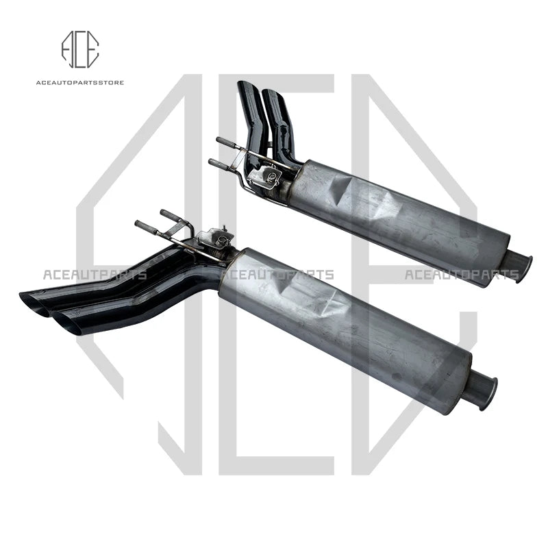 Best sell production stainless steel exhaust tips muffler tips for G class W464 W463A G63 G500 B style auto exhaust