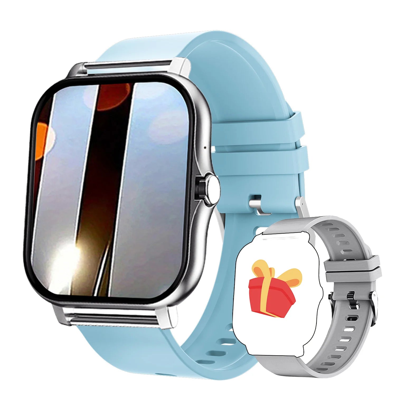 2023 Smartwatch Android Telefoon 1,44'' Kleurenscherm Bluetooth Bellen Bloedzuurstof-/Drukmeting Smartwatch Dames Heren