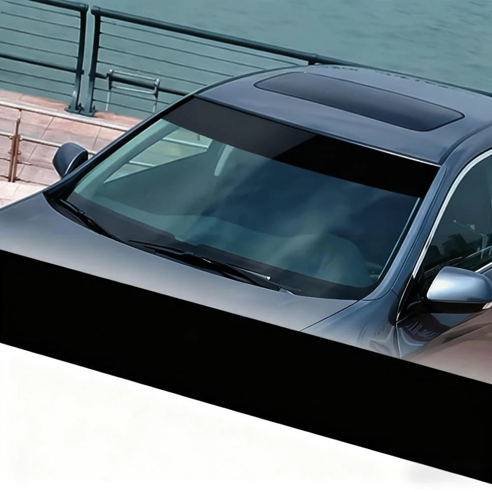 Glossy Black Vinyl Wrap 3/5/7/10CM Tape Window Trim Film Stripe Car Stickers For Car Accessories Pillar Hood Roof