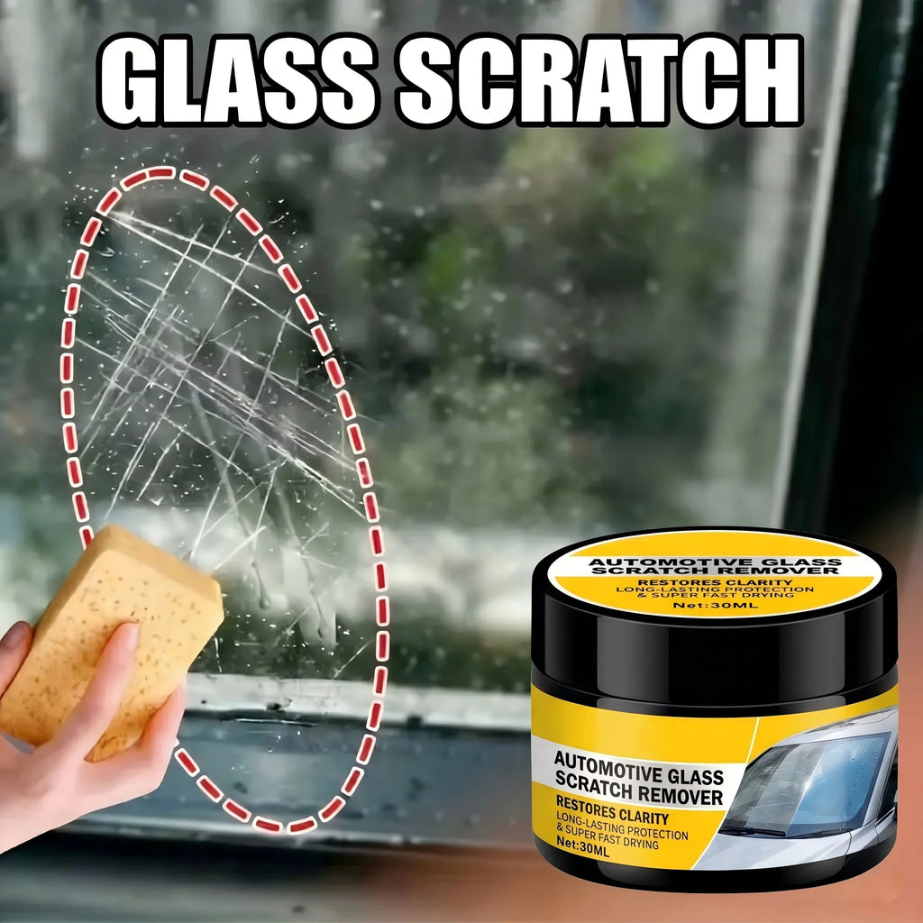 Car Glass Polishing Compound Windshield Scratch Repair Agent Mirror Brightening Restorer Multi-purpose Renovation Paste