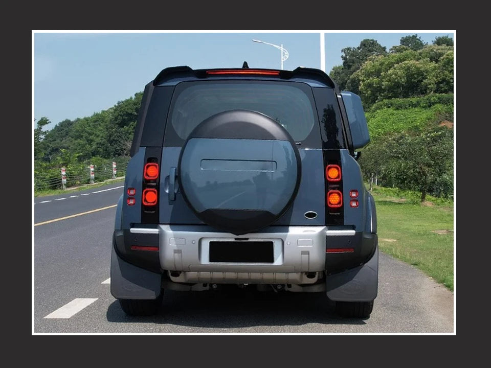 Spare Tire Cover Rear for Land Rover Defender 90 110 2020-2025 Trunk Spare Cover Wheel Cove Exterior Decoration Accessories