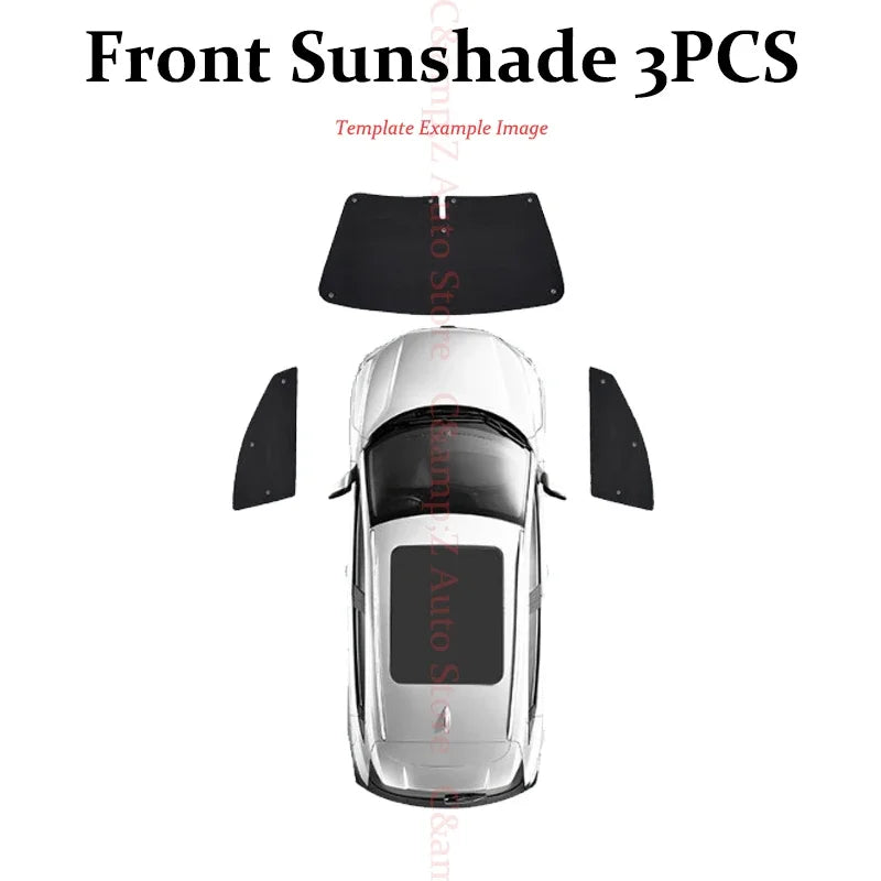 Car Sun Visor For Nissan Patrol Armada Y62 2010~2024 Anti-UV Pad Window Sunshades Curtain Windshield Sun Shades Auto Accessoires