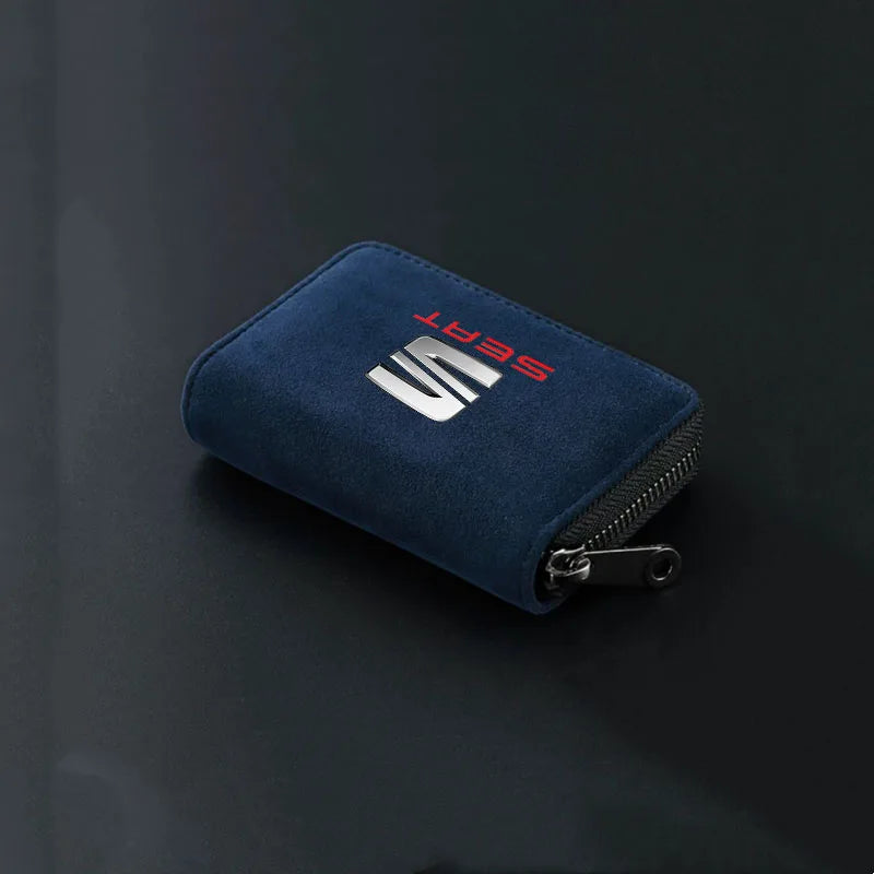 Borsa per carte multifunzionale Porta carte di credito Portafogli con cerniera Porta carte Borsa portachiavi per MG MG6 3 5 7 TF ZR ZS HS GS GT RX5 RX8
