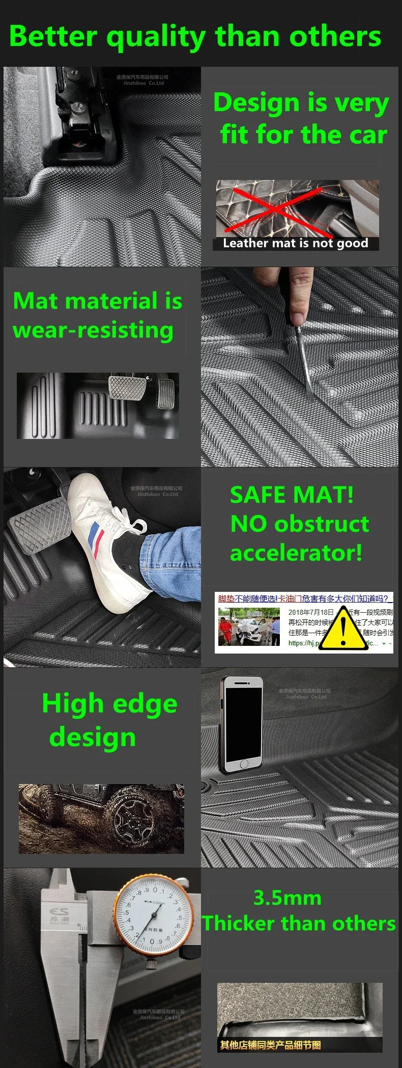 Use for 2025 new Nissan Patrol armada car carpet All-Weather mat Fit For Nissan Patrol Y63 custom waterproof floor mat Y63