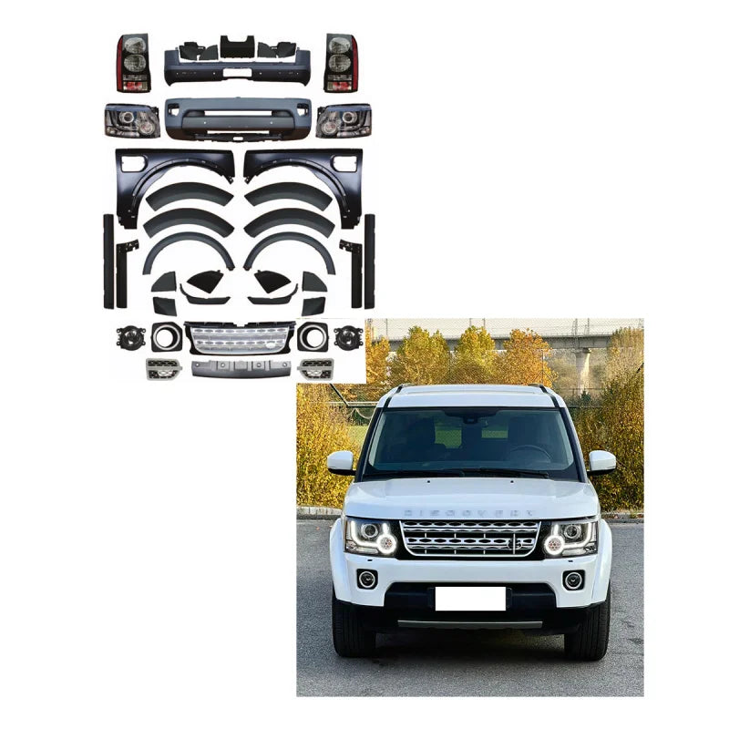 Suitable for 4 Facelift BODY KIT for Land 3 LR3 2005-2013 UPGRADE to DISCOVERY 4 LR42014-2016