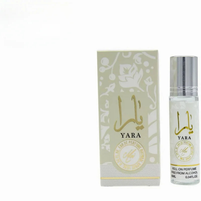 10 ml YARA Roll-On Geur, Unisex Langhoudende Lichte Geur, Midden-Oosterse Stijl Eau de Parfum Olie