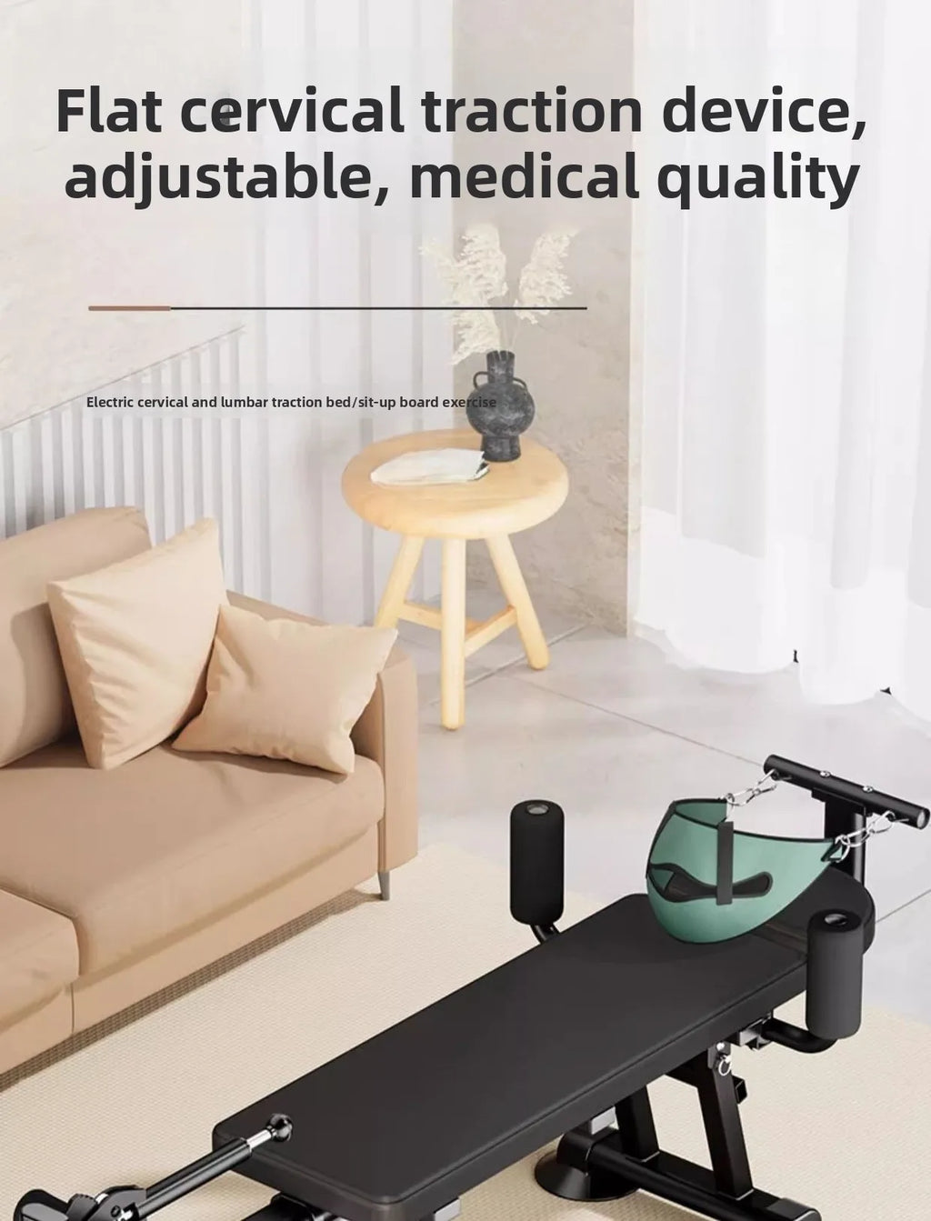Handwheel stretcher, electric whole body stretcher, lumbar spine cervical spine rehabilitation inverted machine