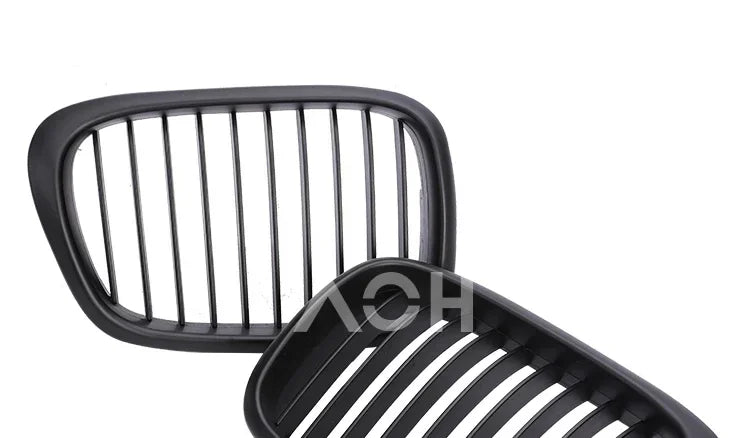 Front Bumper Lower Kidney Inside Grills Ventilation M Style Chrome Design Grille Facelift For BMW 5 Series E39 1997 -2003 LCI