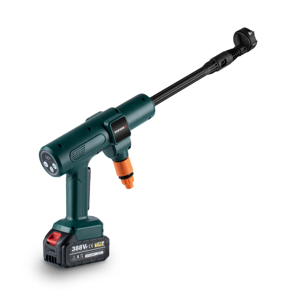 YOFIDRA 200Bar Pistola a Spruzzo Elettrica ad Alta Pressione Senza Spazzole 3500W 6IN1 Idropulitrice per Auto Attrezzo da Giardino Per Batteria Makita