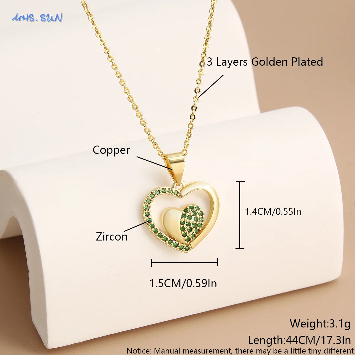 SUNSLL Heilig Rood Hart Kruis Zirkonia Hangers Kettingen Luxe Vrouwen Verguld Romantische Liefde Jubileum Sieraden Geschenken
