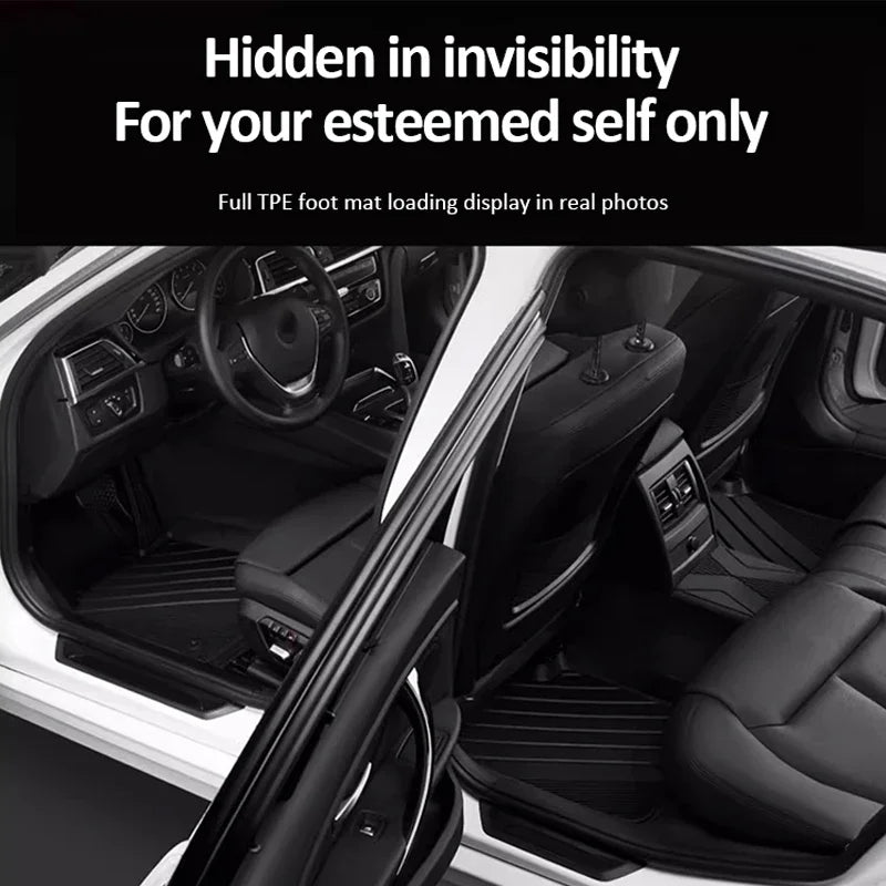 LHD Car Foot Pads For BYD Ti7 Fangchengbao Leopard 7 2025 2026 2027 Accessories TPE Auto Floor Mats All Weather Waterproof Mat