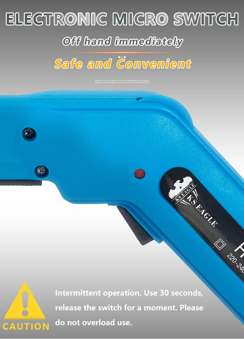 KS EAGLE Coltello Termico Elettrico per Gommapiuma Taglierina Elettrica per Polistirolo Professionale Strumenti per Tagliare Spugne in Schiuma