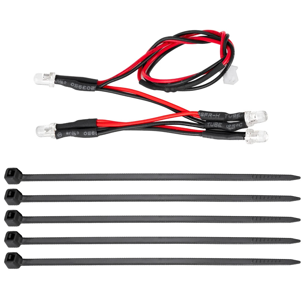 AXSPEED RC Car Roof Light Front Bumper Lights for 1/18 HPI Venture HILUX Upgrade Accessories