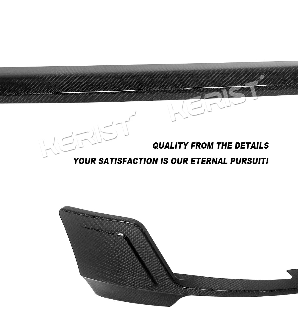 For Porsche Taycan RWD 4S Turbo S rear lip / trunk 2019-up Carbon fiber Body Kits Front Lip Rear Spoiler Side Skirts Diffuser