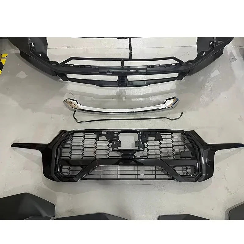 KLT High Quality Facelifts ABS Grille Black Body Kit GR Sport Conversion Car Bumper 2020-2022 Hilux Body Kit