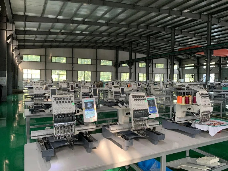 Computerized Embroidery Machine T-shirt Logo Cap Embroidery Industrial Grade Smart Motor High Speed for Home Business