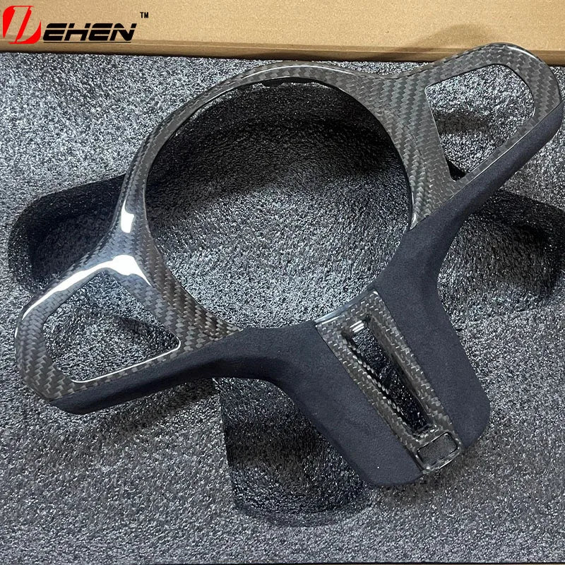 For BMW G20 G30 G80 G82 F92 F90 F97 F98 M3M4M5 G11 G12 G14 G15 G16 Carbon Fiber Steering Wheel Panel Decoration Cover Trim Frame