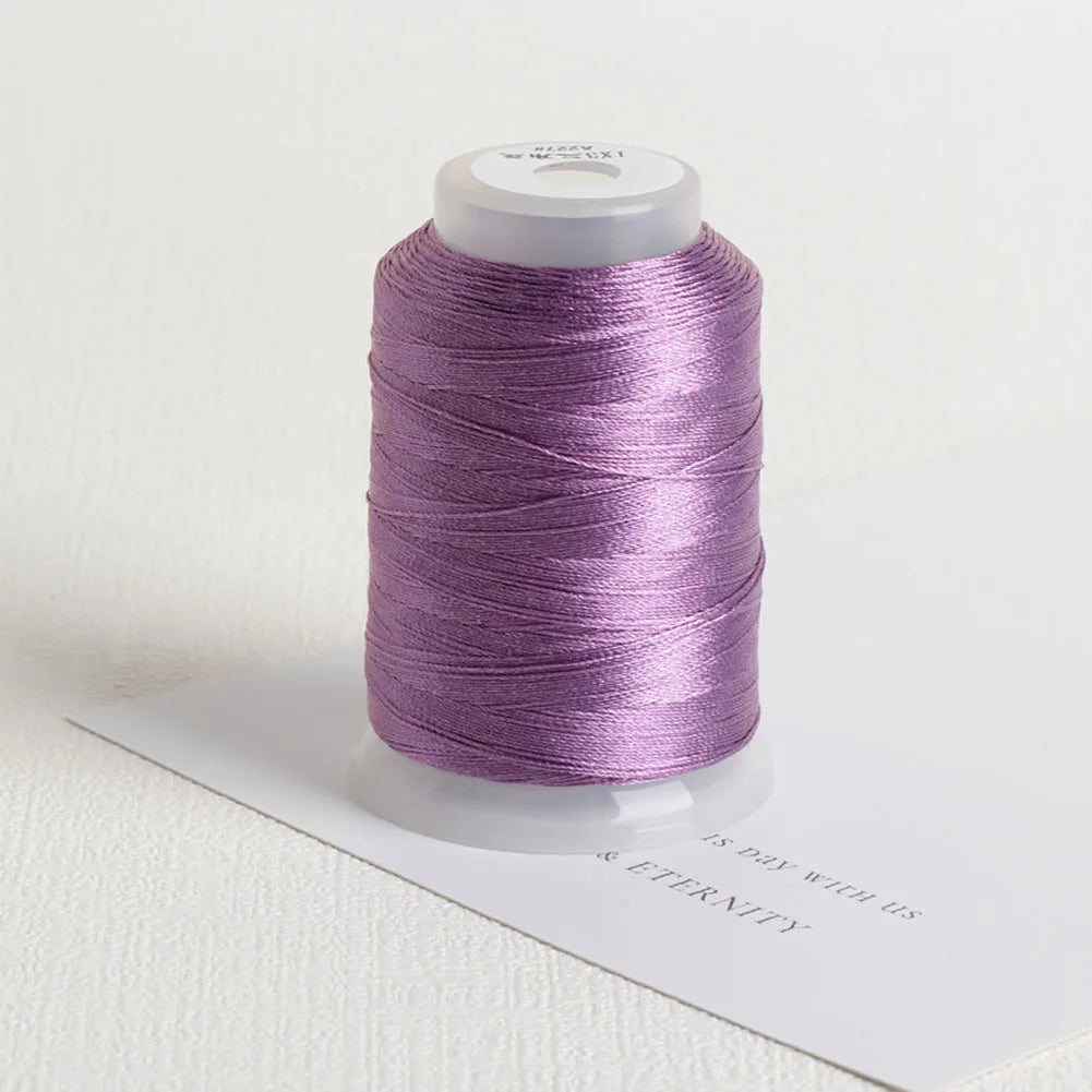 350m/rotolo Filo da ricamo per cucito fai da te, strumenti per cucito a punto croce, braccialetto di pizzo, corda intrecciata, nodi di pizzo, decorazione di gioielli
