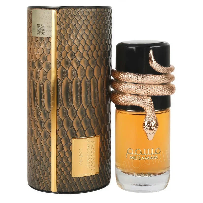 Luxe Slangendesign Arabische Eau de Parfum Langhoudende Houtachtige Bloemige Geur voor Vrouwen Mannen Exotische Elegante Geurspray