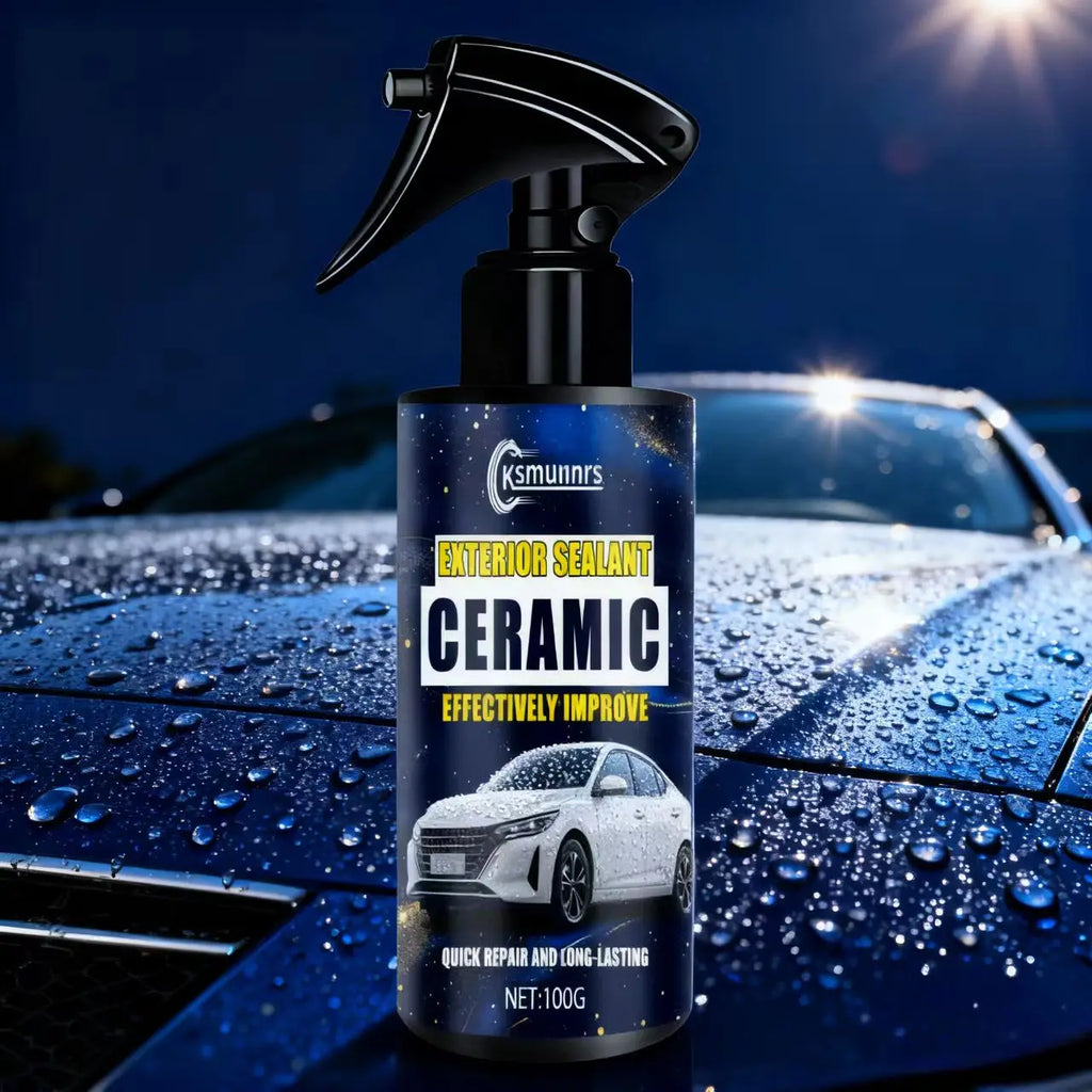 Ksmumnrs Ceramic Exterior Sealant Spray: Quick Car Paint Repair, Hydrophobic & Long-Lasting Protection, Effectively Boost Auto E