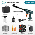YOFIDRA 200Bar Idropulitrice Brushless ad Alta Pressione Pistola ad Acqua Elettrica con Secchio Spruzzatore per Pulizia Auto per Perno Batteria Makita 21V