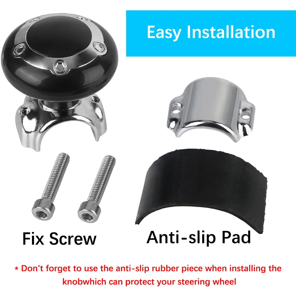 Labor Saving Control On The Car Steering Wheel Turning Ball Handle Rotary Steering Wheels Spinner Knob Steering Wheel Booster