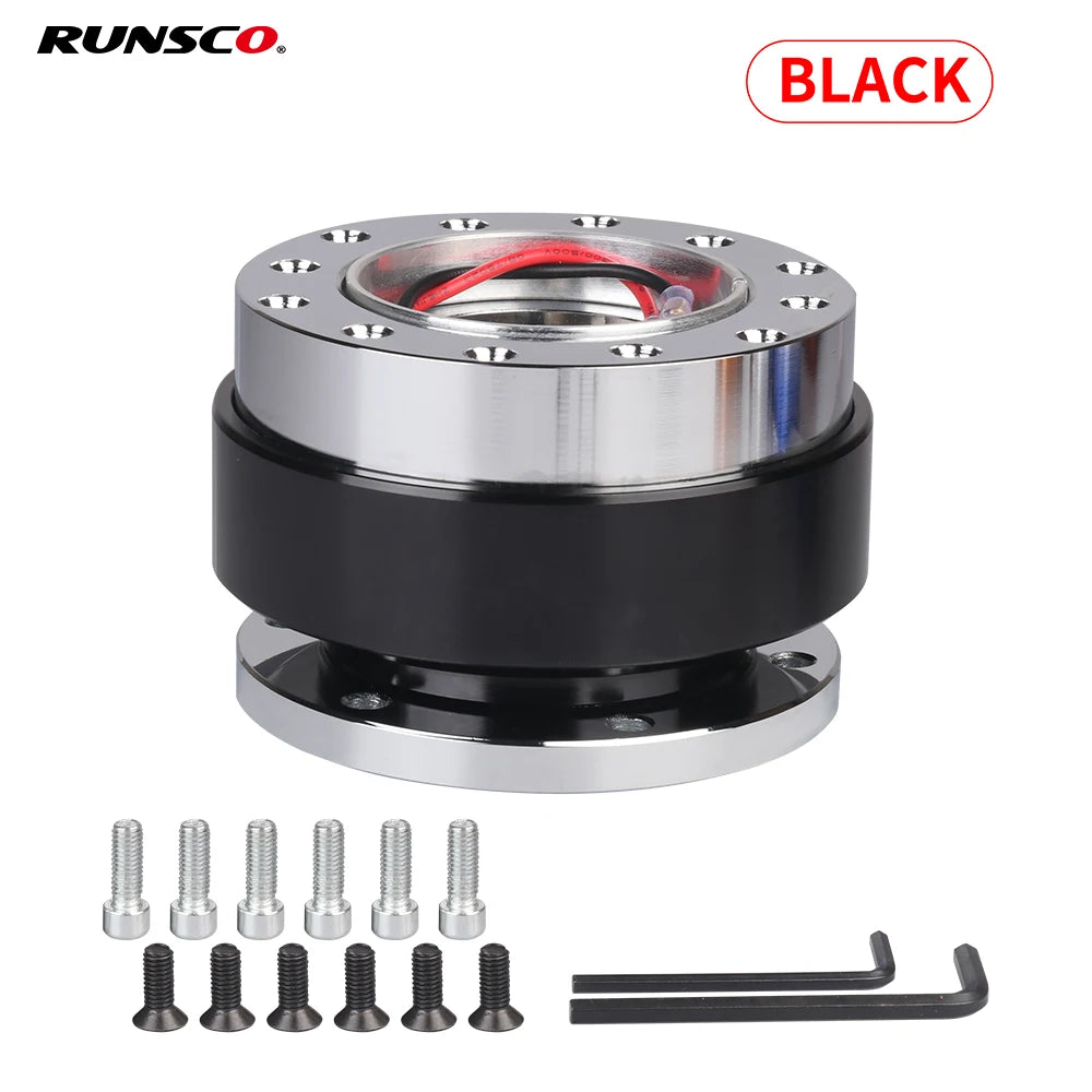 Universal Car Auto Steering Wheel Quick Release Hub Adapter Snap Off Boss Kit Car Accessories