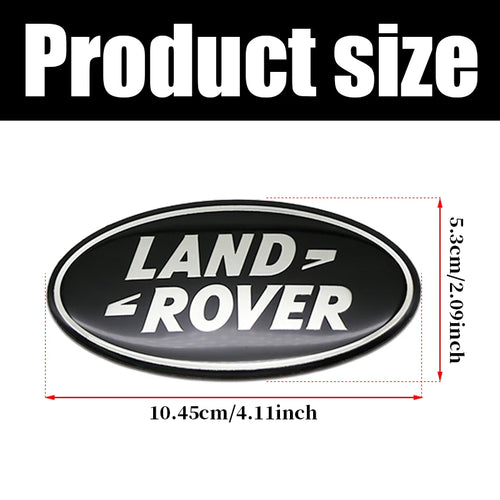 10.5x5.3cm Car Original Front Grille Badge Replace Emblem Lid Logo For Land Discovery Rover Range Rover Defender Guardian Evoque