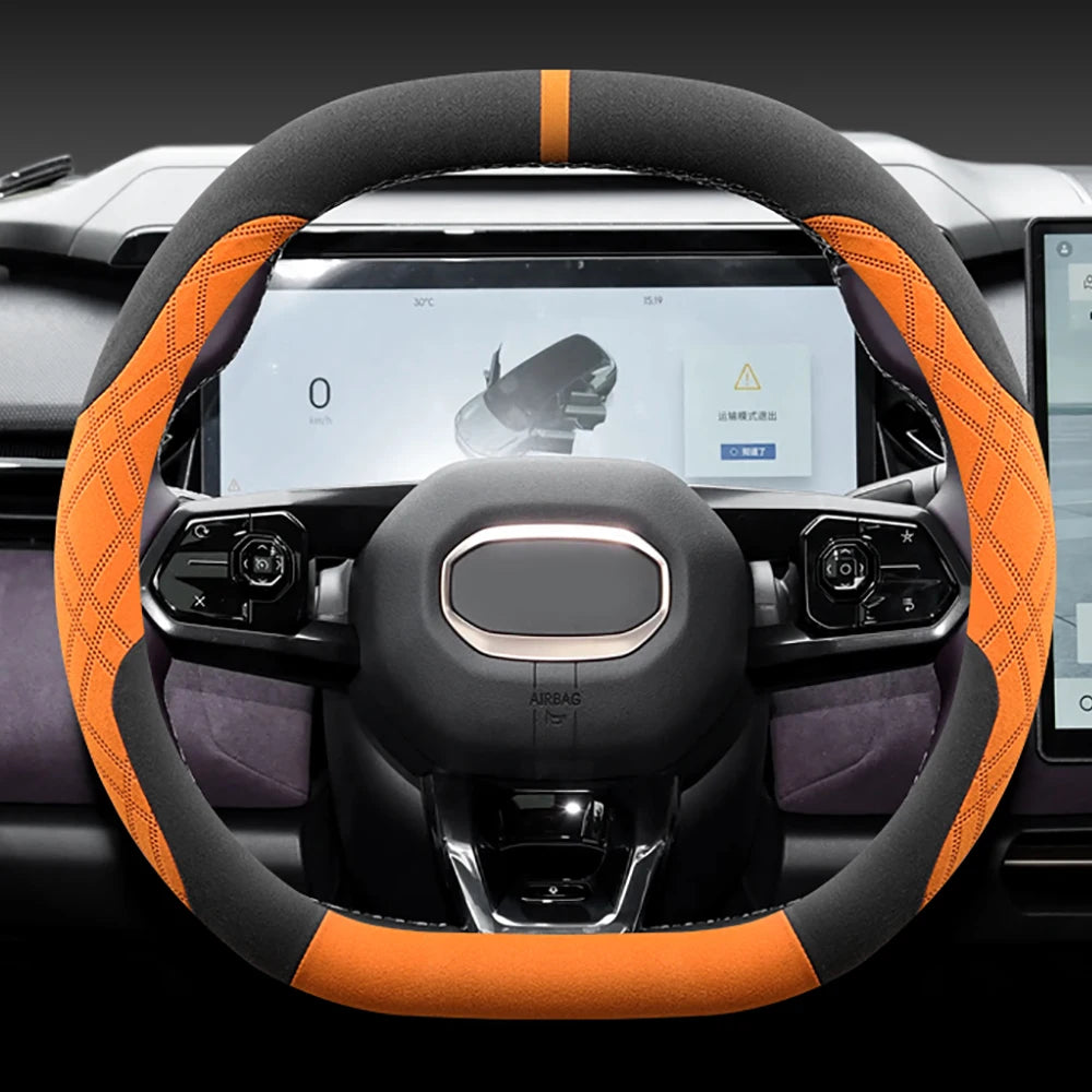 Car Steering Wheel Cover Edition Special Handlebar Cover For BAIC Jishi Polestone 01 Rox 01 2023 2024 2025 Accessories