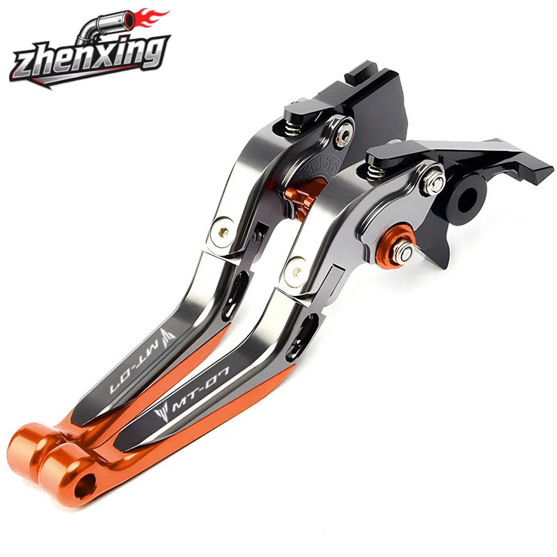 For YAMAHA MT-07 FZ-07 MT 07 FZ07 MT07 FZ 07 2014-2025 Motorcycle CNC Adjustable Folding Extendable Brake Clutch Levers Handle