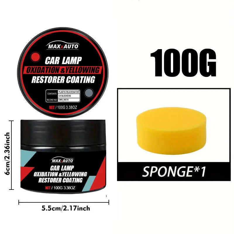 Car Headlight Restoration Polishing Kits Headlamp Repair Kits Car Light Polisher Cleaning Paste Car Paint Care Refurbish Agent