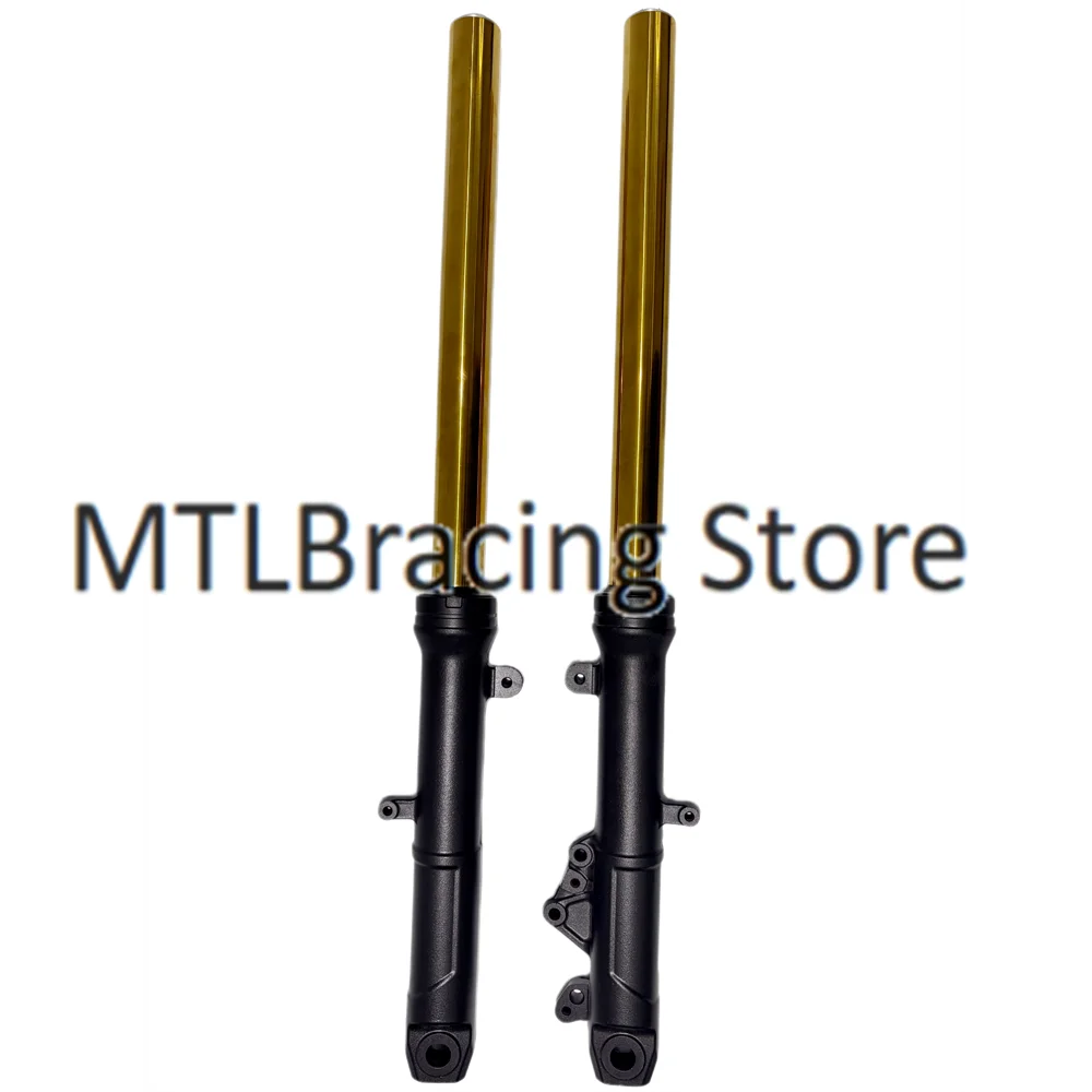 Motorcycle Front Fork Shock Absorption Assembly For Kawasaki EX400 NINJA 400 2018-2024 Used DLC Gold Fork Suspension Leg