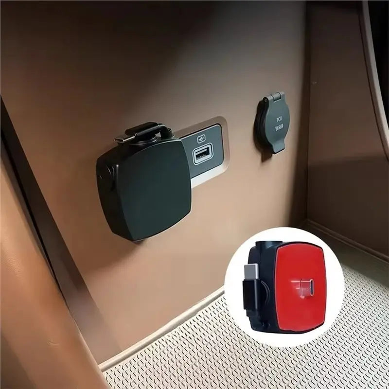 Durable-Retractable For BYD Changan Geely New Energy Vehicle Car Docking Station Auto Fast Charging Accessories