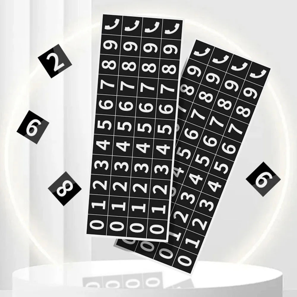 Dual Number Temporary Parking Sign Fit For Rox Adamas 01 2025 2026 Acrylic Mobile Phone Sign Interior Modification Supplies