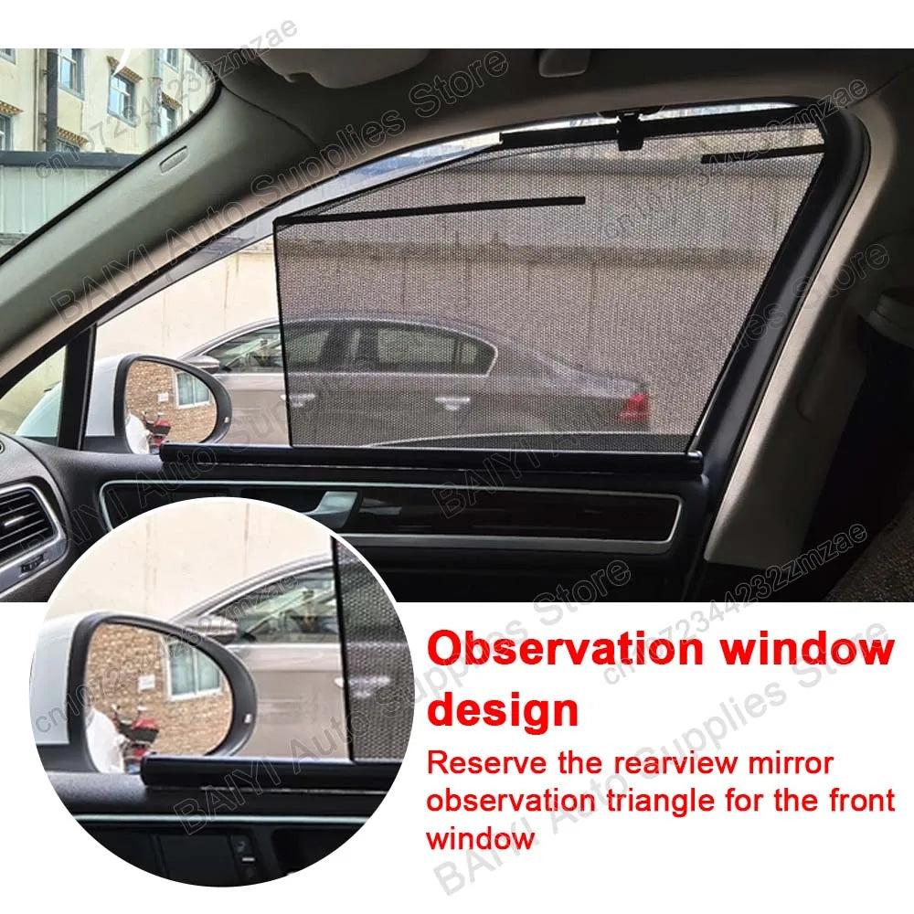 For BYD Dolphin 2021-2025 Car Lifting Window Sunshade Customizable Sun Shade Front Rear Windshield Sunshield Protector Cover