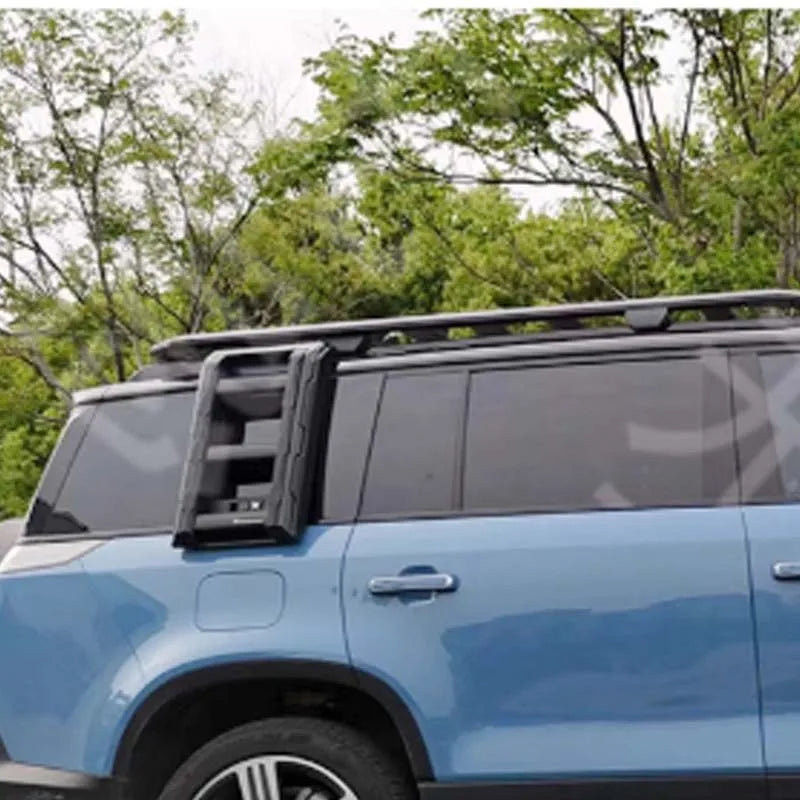 High Performance Alloy Side Ladder & Roof Platform Rack, Robust External Modification Parts Combo for Rox 01 Accessories