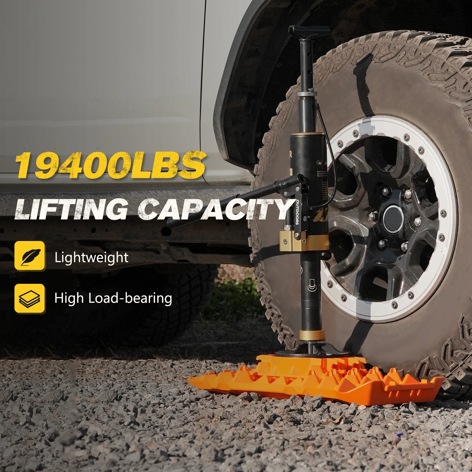Heavy  19400lbs Portable Hydraulic Recovery Jack for Off-Road Vehicles 4x4 Truck Emergency Rescue Tool