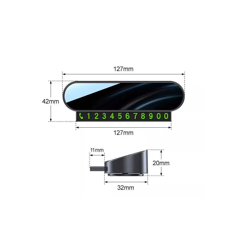 Night Light Parking Number Plate Automotive Modification Parts Move The Car Phone Sign For Rox Adamas 2026