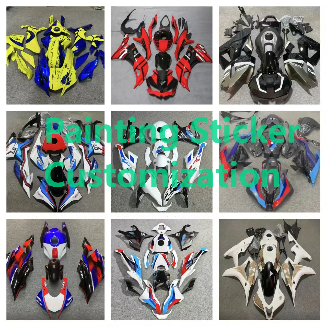 Motorcycle Fairing Kit for Ducati Panigale V4S  2020 2021 2022 2023 2024  ABS Customized Motorcycle  Fairings  Kit
