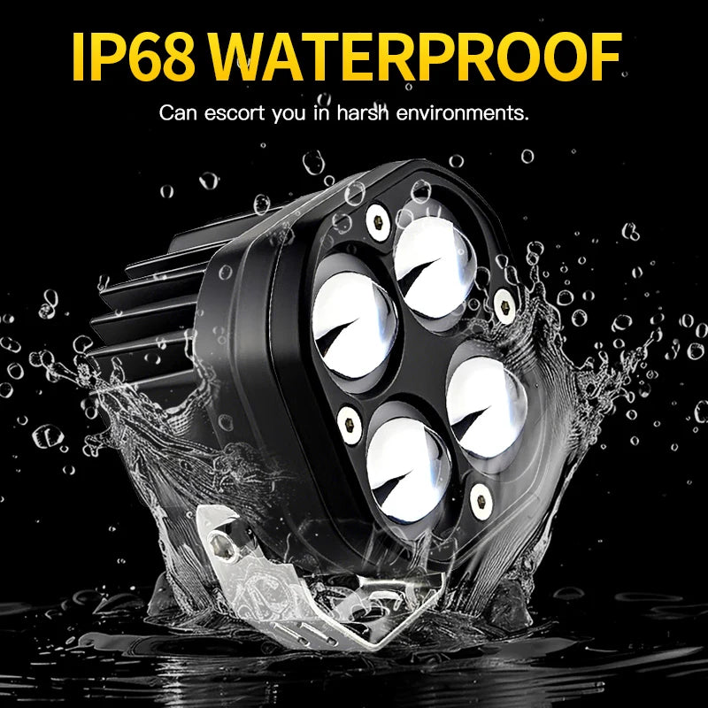 1 Set Motorcycle Auxiliary LED Light Driving Spotlights For Honda Africa Twin CRF1000L CRF 1000 L 2016-2019 Fog Light Headlights