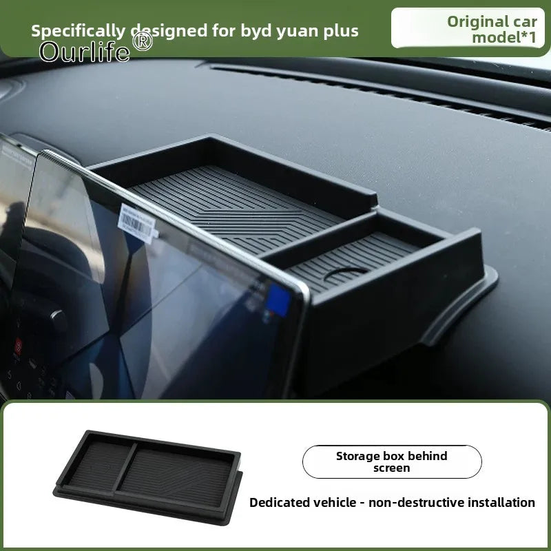 Center Console Silicone Pad,For BYD Atto 3 Evo Accessories 2026,Strong Anti-Slip Waterproof Splash-Proof Temperature-Resistant