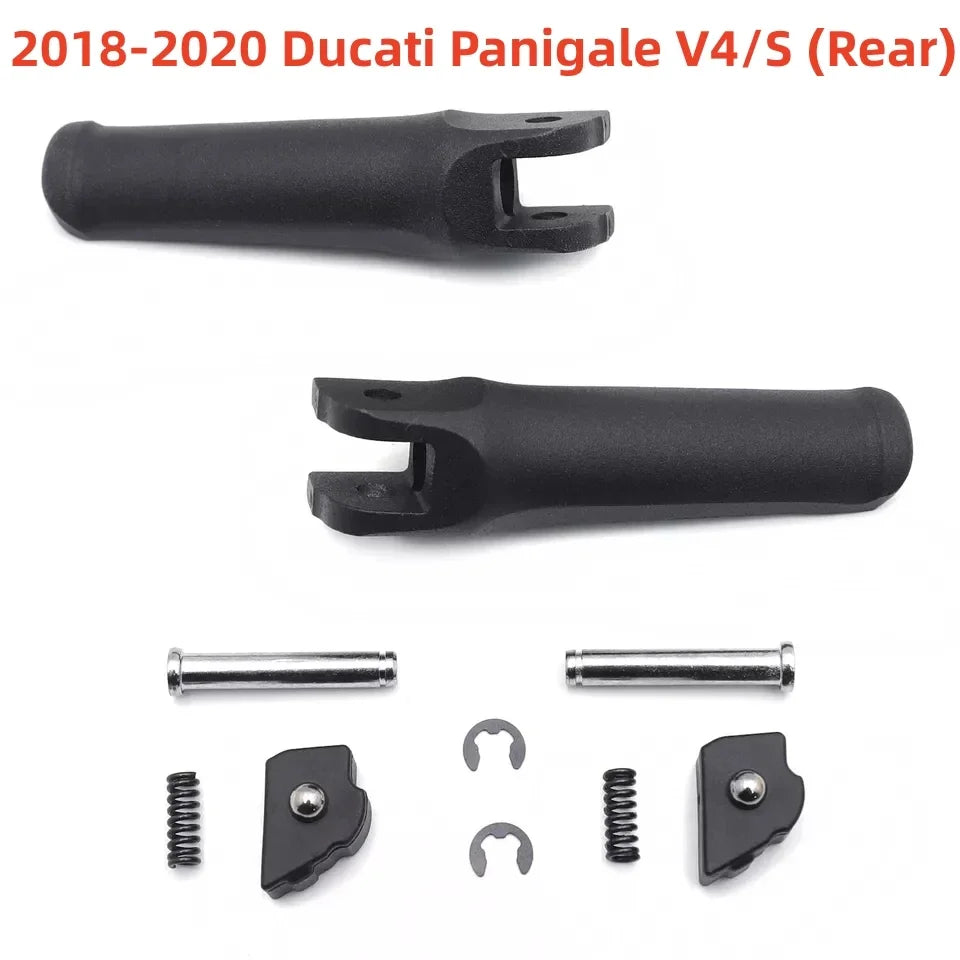 Motorcycle Rear FootPeg Bracket for Ducati Passenger Panigale V4/S 2018-2020 1098/S 1198/S 848 EVO/Corse