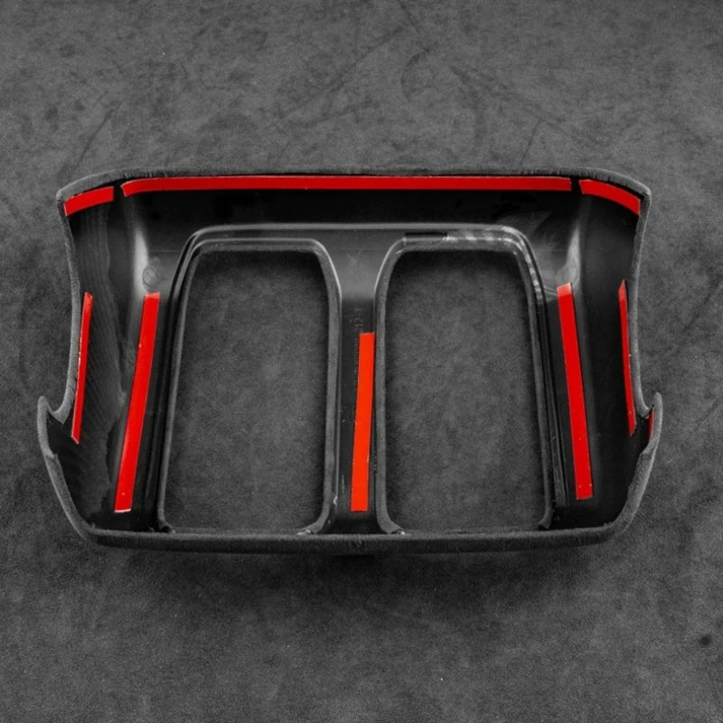 TOP SUEDE Overlays Interior Trims for BYD Formula Leopard 8 Door Panel, Central Control Shift Mat, Left and Right Air Vents