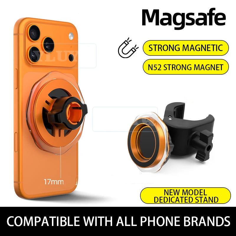 For BYD Denza B5 8 Leopard Car Phone Holder Leopard 5 8 Gravity Magnetic Navigation Mount 360° Adjustable Car Accessory